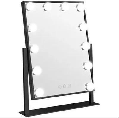 Obrázek produktu pro UNIQ New York Mega kosmetické zrcadlo s 12 LED diodami – černé