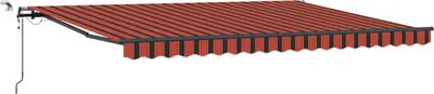 Immagine prodotto di Tessuto per Tenda arancione e marrone 450 × 350 cm Poliestere