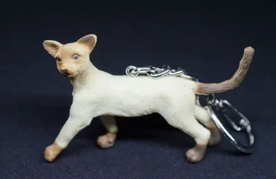 Produktbild von Siamkatze Schlüsselanhänger Miniblings Anhänger Schlüsselring Haustier Katze Set