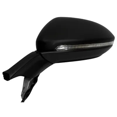 Image de BILMAX : Rétroviseur extérieur pour Volkswagen Golf 7 (2013-2020). Chauffant, à réglage électrique, avec clignotant, apprêté, 6 broches, côté gauche (côté conducteur)