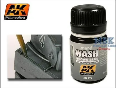Imagen del producto de AK Interactive S.L. AK-070: Producto de lavado para el color Panzergrey
