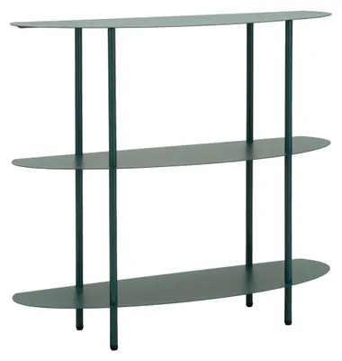 Produktbild von Konsole aus Messing in Türkis cm 90X28X81