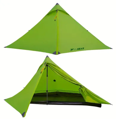 Immagine prodotto di Tenda da trekking - Tenda per escursionisti - Tenda a cupola - Tenda leggera - Tenda ultraleggera per 1 persona - Nylon 20D