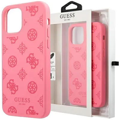 Produktbild von Guess Guhcp12Llspefu Iphone 12 Pro Max 6,7"" Fuksja/Fuchsia Hartschale Pfingstrose Kollektion