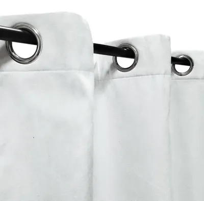 Thermo-Vorhang mit Ösen, 140x240 cm, weiß, Polyester