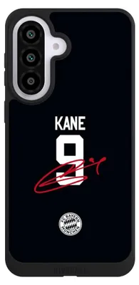 Produktbild von NIVOCASE Handyhülle für Samsung Galaxy A57 5G  Hülle NIVOpure Case Schwarz FC Bayern München Trikot Harry Kane