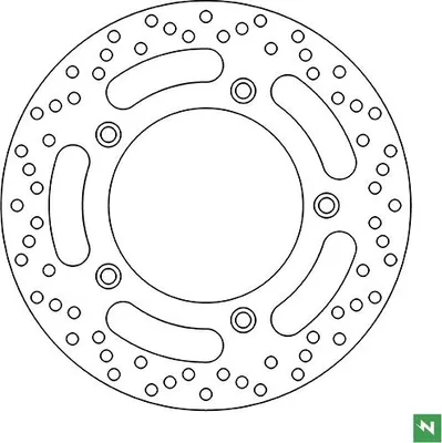 Produktbild von Bremsscheibe DF4128A (5 mm) ,starr Ø aussen/innen: 282/134 mm, Lochkreis: 165 mm 5-Loch (10,5 mm)