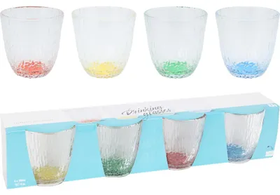 Produktbild von Excellent Houseware Trinkglas-Set, 4-teilig, 300 ml