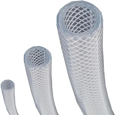 Produktbild von PVC Gewebeschlauch klar Ø4x10mm Meterware Druckluftschlauch