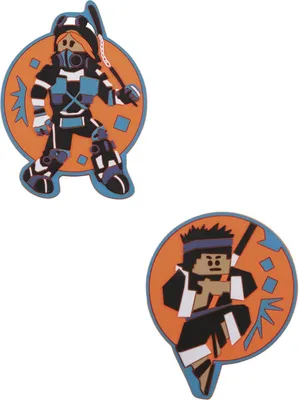 Obrázek produktu pro Sada odznaků „DerDieDas“, 2 ks, Ninja Fighter