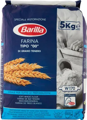 Produktbild von FARINA Barilla tipo 00 Grano tenero Weichweizenmehl 5kg