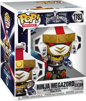 Image de FUNKO POP Movies Power Rangers Vinyl Figur Super Sized Ninja Megazord (Metallic) 1783