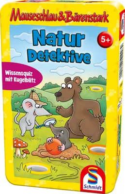 Zdjęcie produktu dla Mauseschlau & Bärenstark - Detektywi przyrody - quiz wiedzy z Kugelblitz