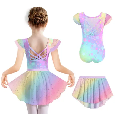 Produktbild von Balletkleid für Mädchen im Alter von 2 bis 9 Jahren mit Tüllrock