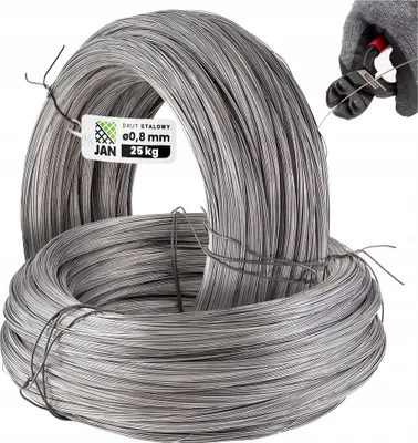 Obrázek produktu pro Tvrdý ocelový drát - 0,8 mm - 6250 M - Svařování - 25 kg