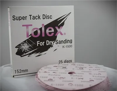 Produktbild von KOVAX Tolex Scheiben SuperTack P1500, Ø152mm 15-Loch (1931563)  25er-Pck.