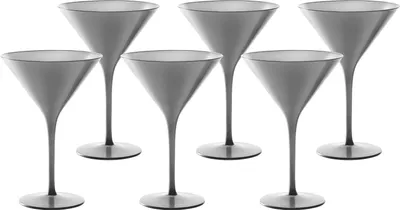 Produktbild von Stölzle Lausitz ELEMENTS Cocktailschale Silber 6er Set