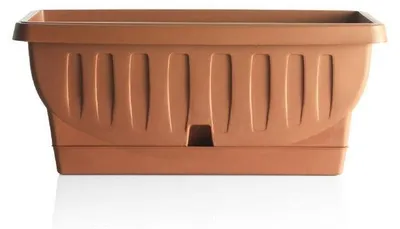 Image de Jardinière BAMA Natura, couleur terre cuite Quantité : 1 pièce, Dimensions : 40 cm
