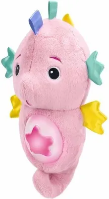 Produktbild von Baby Einstein Sea Dreams Hippo Spieluhr, Rosa, Geräuscheerkennung, Musik, Licht, Weißes Rauschen, Schnullerhalter, 22,86 x 12,7 x 10,16 cm