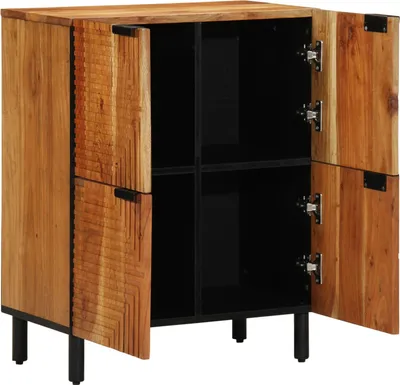 Immagine prodotto di vidaXL Credenza con ripiano naturale 60 x 33,5 x 75 cm in legno massiccio di acacia