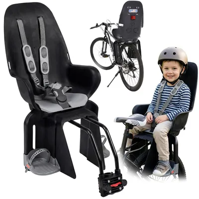 Produktbild von Kindersitz für Fahrräder 9-22 kg - 2-in-1 - Fünfpunkt-Sicherheitsgurt -