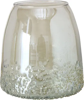 Produktbild von Windlicht Claysi gold H15cm irisierendes Glas Kerzen-Ständer Teelicht-Halter