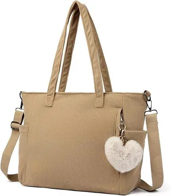 Produktbild von Famanu Tote Bag Große Umhängetasche - Kaki