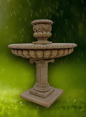 Produktbild von Springbrunnen Fontäne Zierbrunnen Garten Deko Brunnen Cuenco 137 cm Steinguss