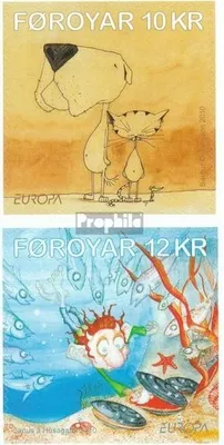 Produktbild von Briefmarken Dänemark - Färöer 2010 Mi 700-701 (kompl.Ausg.) gestempelt Europa: Kinderbücher