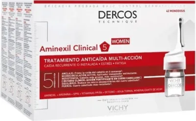 Produktbild von Vichy Laboratoires Dercos Technique Aminexil Clinical 5, 42x6 ml – Behandlung gegen Haarausfall