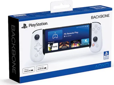 Zdjęcie produktu dla Backbone One for iPhone PlayStation Edition, Gamepad, PC, Playstation, iOS, Przewodowa, Lightning, Biały, Kabel.