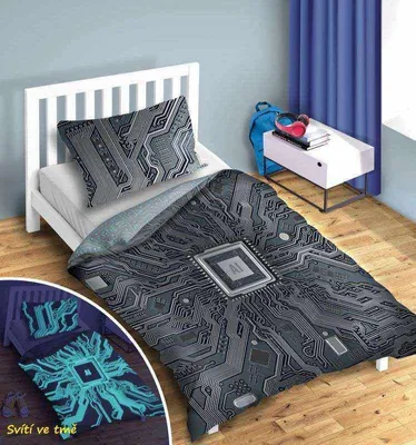 Obrázek produktu pro FARO Povlečení AI svítící Bavlna, 140/200, 70/90 cm