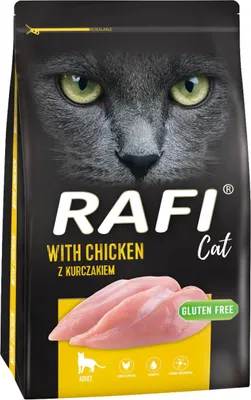 Zdjęcie produktu dla Dolina Noteci Rafi Cat Karma Sucha Dla Kota Z Kurczakiem 7kg