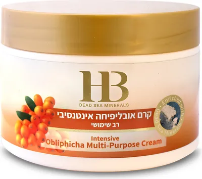Obrázok produktu pre Health&Beauty Obliphicha viacúčelový krém s rakytníkom, mrkvovým olejom, aloe vera a minerálmi z Mŕtveho mora - 350 ml