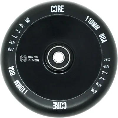 Obrázek produktu pro Kolečko Core Hollow V2 pro kaskadérské koloběžky 120 mm Black/PU Black