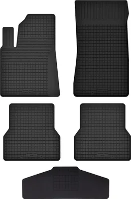 Produktbild von Gummi Fußmatten Set Für: Ssangyong Rexton Ii (2017-) Gummimatten Schwarz