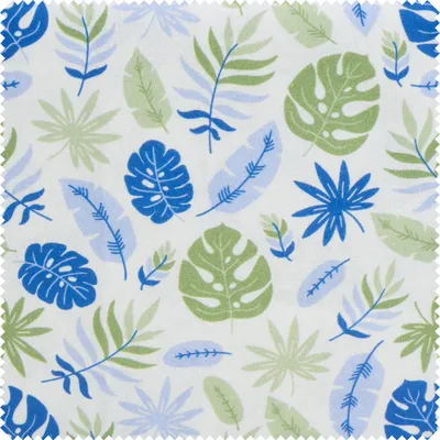 Produktbild von Baumwoll-Stoff "Tropic leaves", 150 cm  breit, Meterware