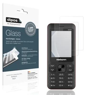 Immagine prodotto di 2x Pellicola Protettiva per Karbonn KX27 Protezione opaco Vetro Flessibile 9H dipos