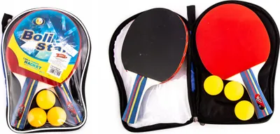 Produktbild von Tischtennisschläger Bälle Set Etui