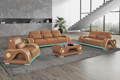 Produktbild von Sofagarnitur Luxus Braun Modern JVmoebel
