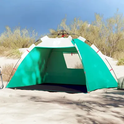 Produktbild von "im Angebot" Strandzelt 2 Personen Seegrün Quick Release Wasserdicht - Campingzelte CC17573