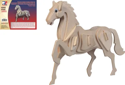 Produktbild von Holz 3D Puzzle - Pferd