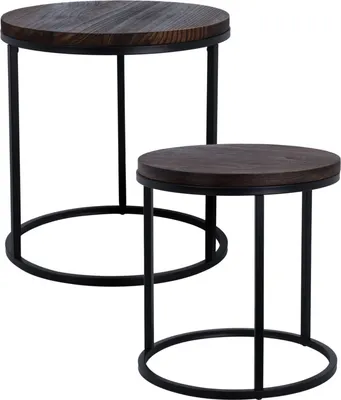 Obrázok produktu pre Stolík odkladacia okrúhly súprava 2 ks pr. 38 / 43 cm KO-AAE442390