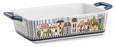 Immagine prodotto di EGAN Pirofila "Paese Mio" Blu 24,5×13 cm