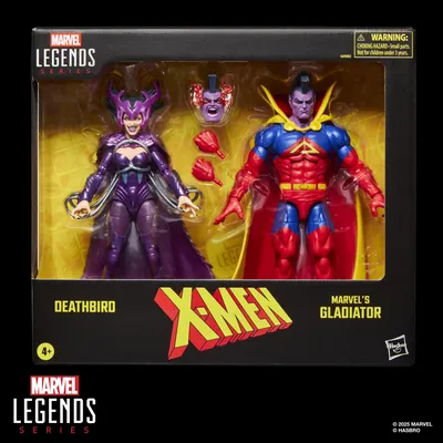 Zdjęcie produktu dla Marvel Legends Series X-Men Deathbird & Gladiator, 4 lat(a), Wielobarwny