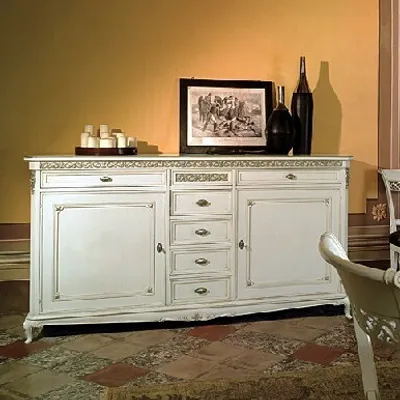 Produktbild von Kommode Anrichte Sideboard Braun Sideboards Massiv Holz Schrank Möbel Kommoden