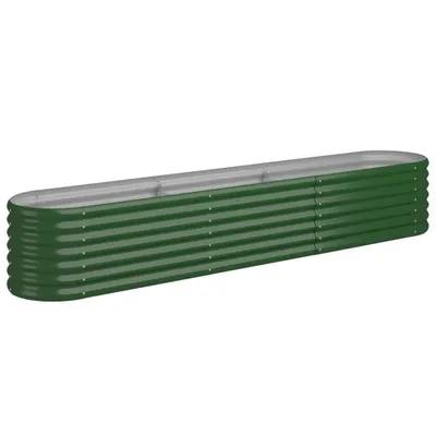 Obrázek produktu pro Vyvýšený záhon pozinkovaná ocel 224x40x36 cm zelený