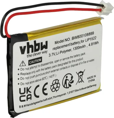 Produktbild von vhbw Akku kompatibel mit Sony CUH-ZCT1E, CUH-ZCT1H, CUH-ZCT1, CUH-ZCT1U, CUH-ZCT1J, CUH-ZCT1K, CUH-ZCT1M Controller (1300 mAh, 3,7 V, Li-Polymer)