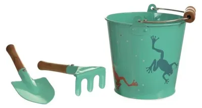 Image de Ensemble de jardinage avec seau et grenouilles, Egmont Toys