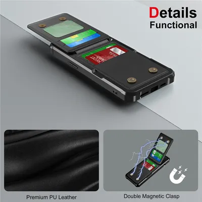 Produktbild von INF Elegante schwarze Brieftasche für iPhone 15 iPhone 15 Plus